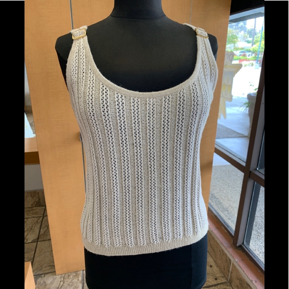 St. John’s knit top.